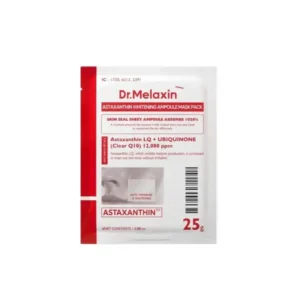 Dr. Melaxin Astaxanthin Whitening Ampoule Mask – Ισχυρή αντιοξειδωτική μάσκα προσώπου