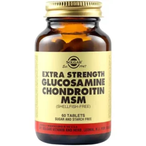 Solgar Extra Strength Glucosamine Chondroitin MSM, 60tabs