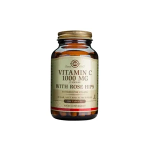 Solgar Vitamin C 1000mg with Rose Hips, 100tabs