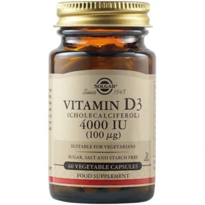 Solgar Vitamin D3 4000 IU (100μg), 60vcaps