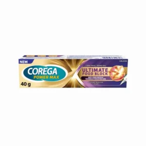 Corega Food Block Denture Fixing Cream, 40g