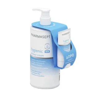 Pharmasept Promo Hygienic Shower Cream Κρεμώδες Αφρόλουτρο για Ενυδάτωση & Θρέψη, 1000ml & Δώρο Hygienic Cleansing Scrub Απαλό Scrub για Πρόσωπο & Σώμα, 40ml, 1σετ