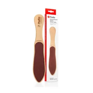 Podia Premium Wooden Foot File Επαγγελματική Ράσπα Διπλής Όψης, 1τεμ
