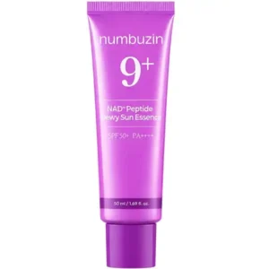 Numbuzin No.9+ NAD+ Peptides Dewy Sun Essence PA++++ Αντηλιακό Προσώπου Ελαφριάς Υφής SPF50+, 50ml